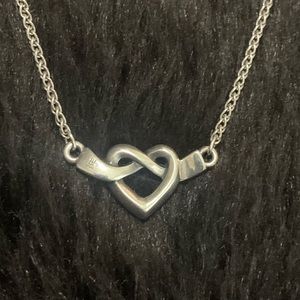 James Avery Heart Knot Necklace